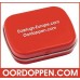 Opbergdoosje Rood Oordoppen-com (uitverkocht)
