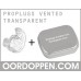 Proplugs vented / Transparant (op=op)