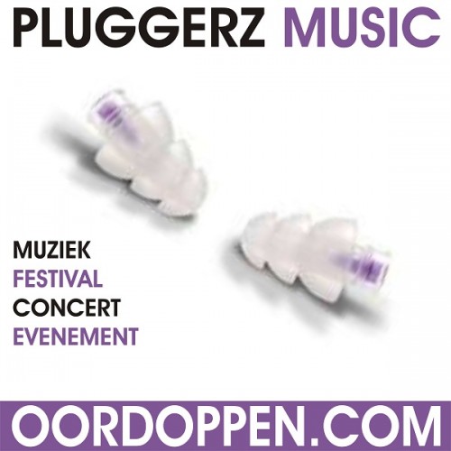 Pluggerz Music Oordoppen voor Muziek | Concert Gehoorbescherming Festival Evenement Lawaai