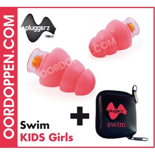 Geleend Barry klok Pluggerz Swim KIDS Girls Zwemdopjes voor Kinderen tegen Water Oordopjes  voor Kind Zwemmen | Zwemles | Zwemdoppen