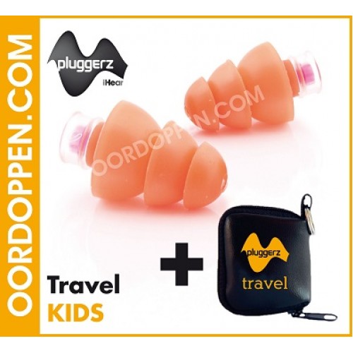 Pluggerz Travel KIDS Oordopjes Vliegen voor | Oordoppen Vliegtuig Kind | Reizen Lawaai | Slapen