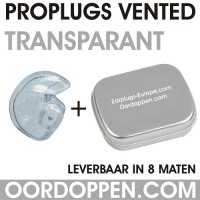 Proplugs vented / Transparant