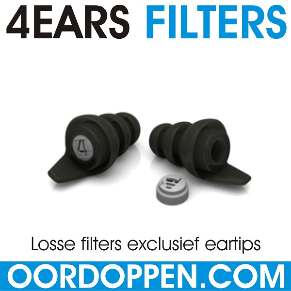 Losse Filters Oordoppen | Oordopjes extra filters vervangen gehoorbescherming Pluggerz | Crescendo | 4EARS | Alpine | Noizezz | NoNoise