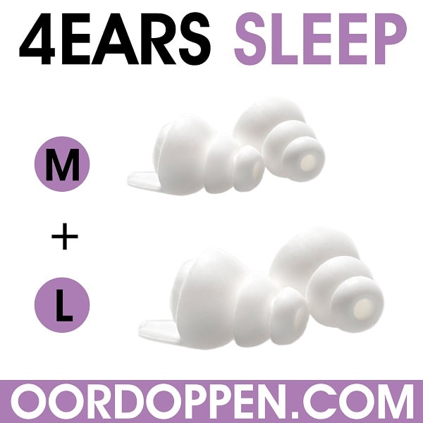 4EARS Sleep | De beste slaap oordoppen voor gebruik tijdens het slapen | Oordopjes Zijslaper | Slaapdopjes zijslapen | Slaapdoppen | Tjilpende vogels | tegen Verkeerslawaai