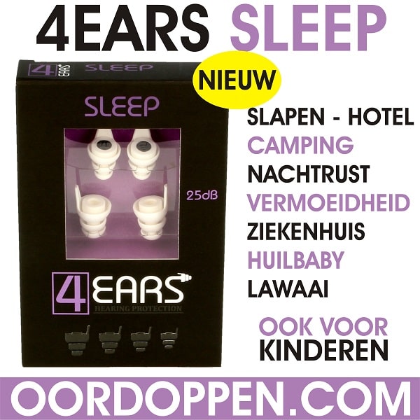 4EARS Sleep De beste oordopjes voor slapen zijslapen | Oordoppen om te Slapen zijslaper | Slaapdopjes | Slaapdoppen | Verkeerslawaai