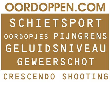 Crescendo Shooting Oordopjes op Oordoppen.com - Schietsport - Jachtsport - Piekvolume - Doof - Herrie Stoppers - Lawaai - Gehoorbescherming