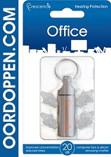 Crescendo Office Oordopjes - Kantoor - Vermoeidheid - Callcenter - Lawaai - Concentratie Problemen Oordoppen.com Gehoorbescherming Werk