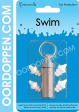 Crescendo Swim Oordopjes - Oordoppen Zwemmen - Zwembad Zwemles Waterdichte Dopjes Gehoorbescherming Oorontsteking