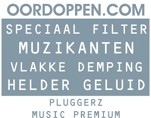 Oordoppen.com Pluggerz Music Premium Oordopjes voor Concert Repetitie Oefenruimte Optreden Uitgaan Festival Evenement