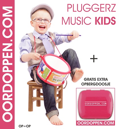 Oordoppen.com - Pluggerz Music Kids - Gehoorbescherming Kinderen Festival - Concert - Lawaai